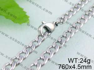 Stainless Steel Necklace - KN11127-Z
