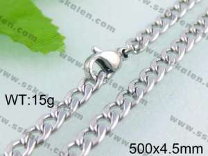 Stainless Steel Necklace - KN11129-Z
