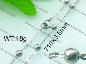 Stainless Steel Necklace  - KN12481-Z