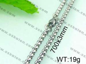Stainless Steel Necklace  - KN12750-TJY