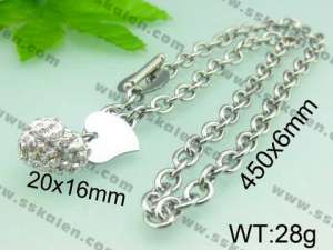 Stainless Steel Necklace    - KN14692-Z