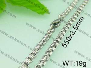 Stainless Steel Necklace    - KN14707-Z