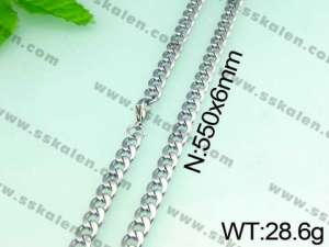 Stainless Steel Necklace    - KN14758-Z
