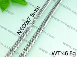 Stainless Steel Necklace    - KN14763-Z