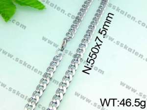  Stainless Steel Necklace    - KN14766-Z