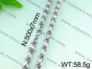  Stainless Steel Necklace    - KN14769-Z