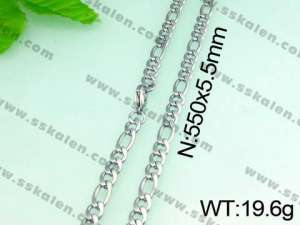 Stainless Steel Necklace    - KN14784-Z