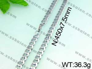 Stainless Steel Necklace    - KN14786-Z