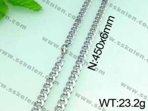 Stainless Steel Necklace    - KN14787-Z