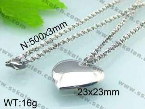 Stainless Steel Necklace  - KN15297-Z