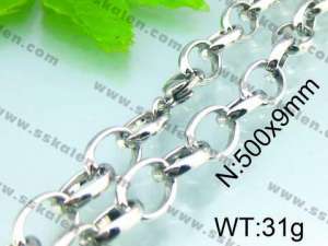  Stainless Steel Necklace  - KN15512-Z