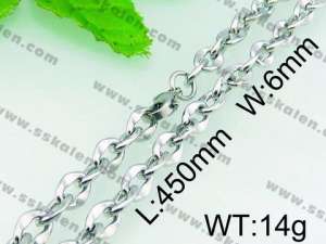  Stainless Steel Necklace  - KN16817-Z