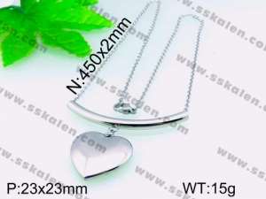 Stainless Steel Necklace  - KN16876-Z