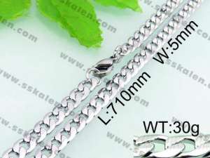 Stainless Steel Necklace  - KN17761-Z