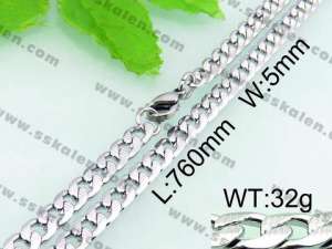 Stainless Steel Necklace  - KN17762-Z