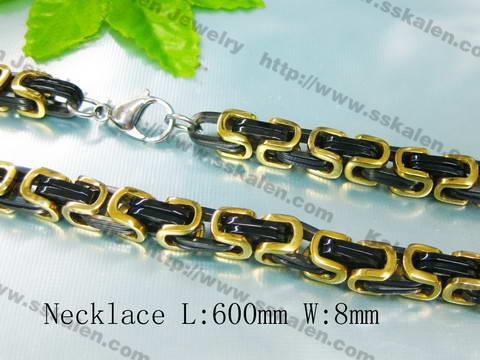 Stainless Steel Gold-Plating Necklace
