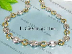 Stainless Steel Necklace - KN6968-H