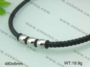 Stainless Steel Necklace - KN9091-T