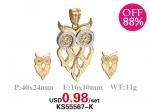 Loss Promotion Stainless Steel Jewelry Sets Weekly Special - KS55567-K