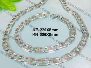 Fashion ss Jewelry Set - KS6012-H