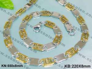 Fashion ss Jewelry Set - KS6033-H