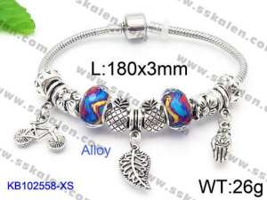 Alloy & Iron Bracelet - KB102558-XS