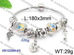 Alloy & Iron Bracelet - KB102564-XS