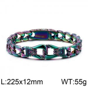 Stainless Steel Special Bracelet - KB104625-K