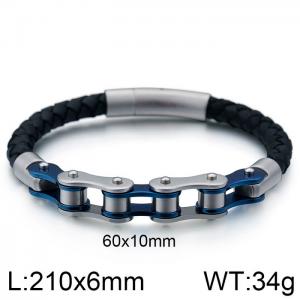 Stainless Steel Bicycle Bracelet - KB106594-K