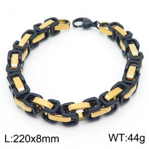 Stainless Steel Black-plating Bracelet - KB106718-Z