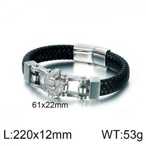 Leather Bracelet - KB109755-K