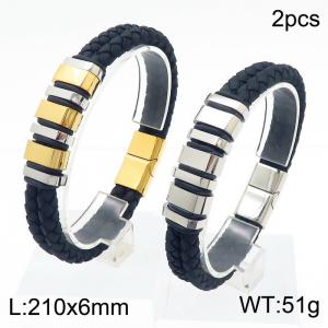Leather Bracelet - KB110179-K