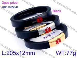 Leather Bracelet - KB110833-K