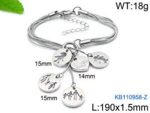 Stainless Steel Bracelet(women) - KB110958-Z