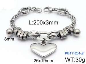 Stainless Steel Bracelet(women) - KB111251-Z