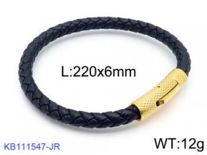Leather Bracelet - KB111547-JR