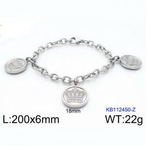 Stainless Steel Bracelet - KB112450-Z