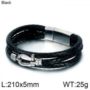 Leather Bracelet - KB112782-K
