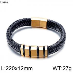 Leather Bracelet - KB112787-K