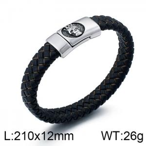 Leather Bracelet - KB113112-BD