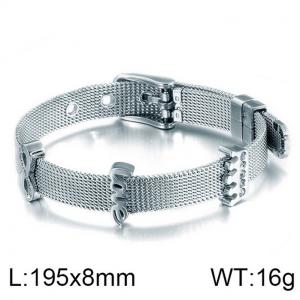 Stainless Steel Bracelet(women) - KB114082-KHY