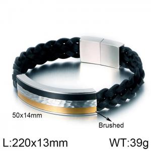 Leather Bracelet - KB114131-KFC