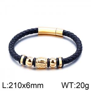 Leather Bracelet - KB114151-KFC