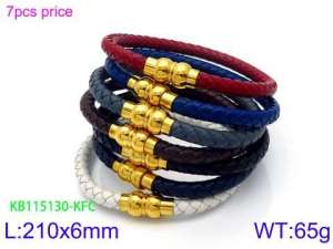 Leather Bracelet - KB115130-KFC