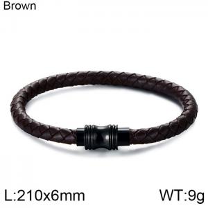 Leather Bracelet - KB115142-KFC