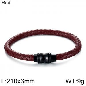 Leather Bracelet - KB115145-KFC
