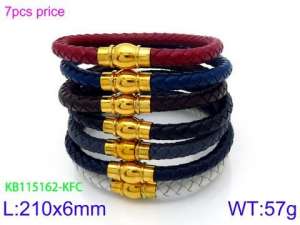 Leather Bracelet - KB115162-KFC