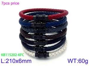 Leather Bracelet - KB115202-KFC