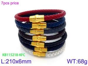 Leather Bracelet - KB115218-KFC