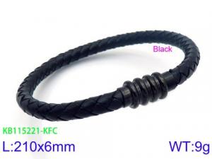 Leather Bracelet - KB115221-KFC